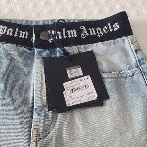 Palm Angels Denim Shorts